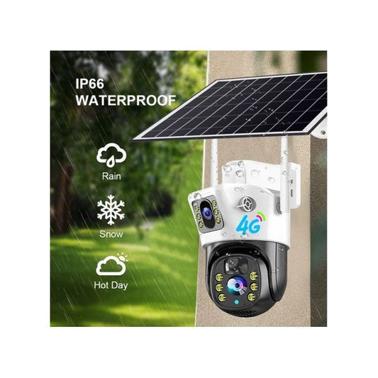 Caméra solaire 4G Sim 8MP 4K