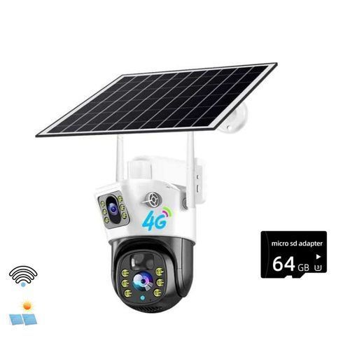 Caméra solaire 4G Sim 8MP 4K